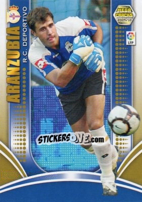 Sticker Aranzubia - Liga BBVA 2009-2010. Megacracks - Panini