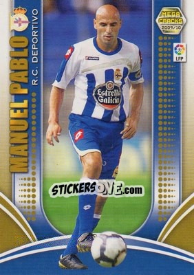 Figurina Manuel Pablo - Liga BBVA 2009-2010. Megacracks - Panini