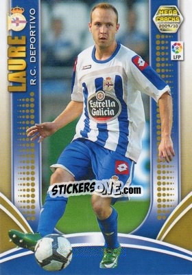 Cromo Laure - Liga BBVA 2009-2010. Megacracks - Panini