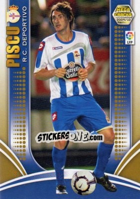Sticker Piscu - Liga BBVA 2009-2010. Megacracks - Panini