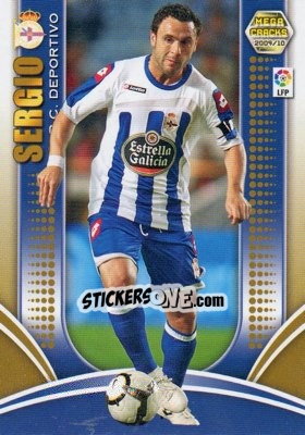 Sticker Sergio - Liga BBVA 2009-2010. Megacracks n. 81 - Panini