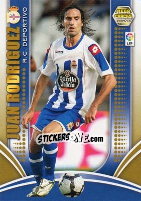 Sticker Juan Rodriguez - Liga BBVA 2009-2010. Megacracks - Panini