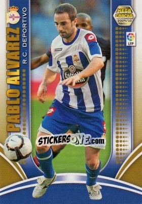 Sticker Pablo Alvarez - Liga BBVA 2009-2010. Megacracks - Panini