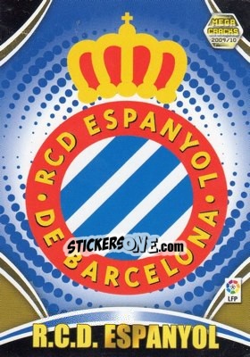 Figurina Emblema - Liga BBVA 2009-2010. Megacracks - Panini