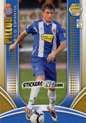Sticker Pillud - Liga BBVA 2009-2010. Megacracks - Panini