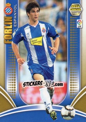 Sticker Forlin - Liga BBVA 2009-2010. Megacracks - Panini