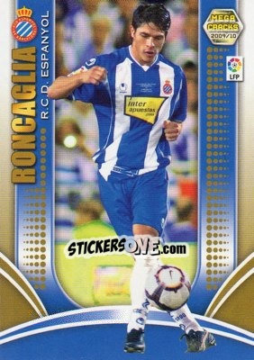 Sticker Roncaglia - Liga BBVA 2009-2010. Megacracks n. 97 - Panini