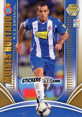 Sticker Moises Hurtado - Liga BBVA 2009-2010. Megacracks - Panini