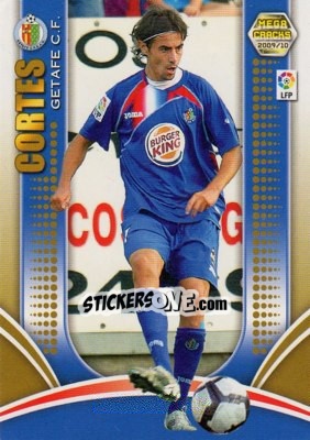 Sticker Cortes - Liga BBVA 2009-2010. Megacracks - Panini