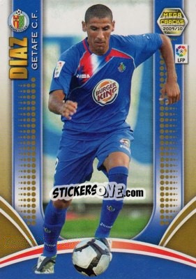 Sticker Diaz - Liga BBVA 2009-2010. Megacracks n. 113 - Panini