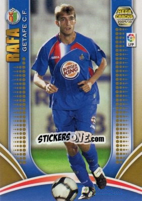 Figurina Rafa - Liga BBVA 2009-2010. Megacracks - Panini