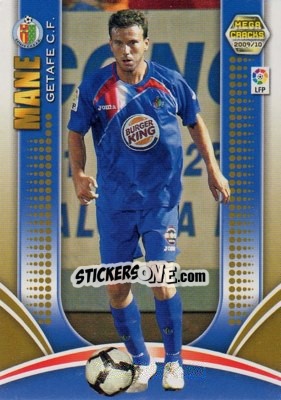 Sticker Mane - Liga BBVA 2009-2010. Megacracks - Panini