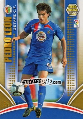 Cromo Pedro Leon - Liga BBVA 2009-2010. Megacracks - Panini