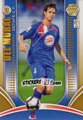 Sticker Del Moral - Liga BBVA 2009-2010. Megacracks n. 125 - Panini