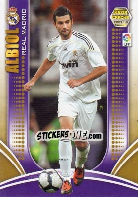 Sticker Albiol - Liga BBVA 2009-2010. Megacracks n. 130 - Panini