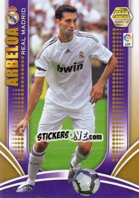 Sticker Arbeloa - Liga BBVA 2009-2010. Megacracks - Panini
