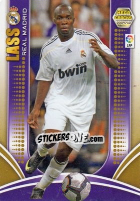 Sticker Lassana Diarra - Liga BBVA 2009-2010. Megacracks n. 135 - Panini
