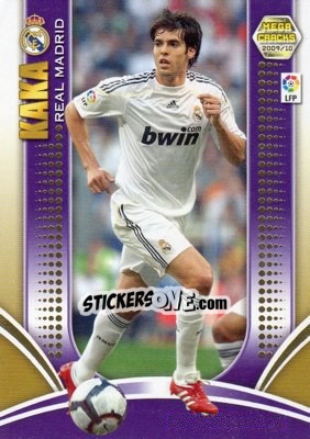 Sticker Kaka - Liga BBVA 2009-2010. Megacracks n. 140 - Panini