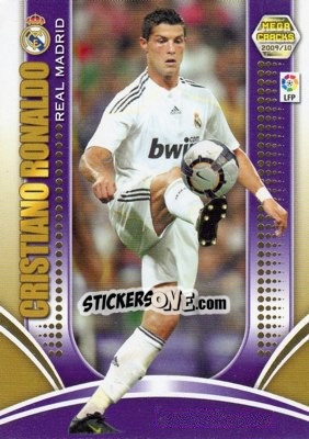 Sticker Cristiano Ronaldo - Liga BBVA 2009-2010. Megacracks n. 141 - Panini