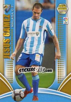 Cromo Jesus Gamez - Liga BBVA 2009-2010. Megacracks - Panini