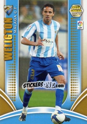 Sticker Weligton - Liga BBVA 2009-2010. Megacracks - Panini