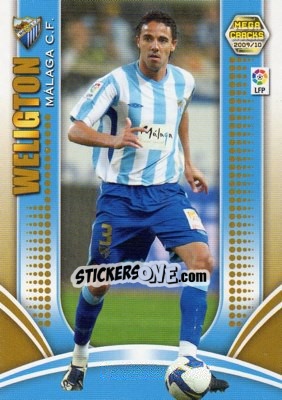 Figurina Weligton - Liga BBVA 2009-2010. Megacracks - Panini