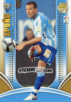 Cromo Apono - Liga BBVA 2009-2010. Megacracks - Panini