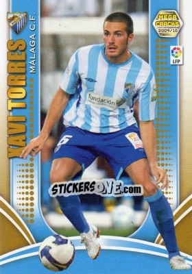 Sticker Xavi Torres - Liga BBVA 2009-2010. Megacracks n. 154 - Panini