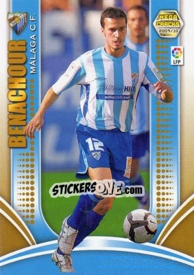 Sticker Benachour - Liga BBVA 2009-2010. Megacracks n. 157 - Panini
