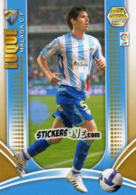 Sticker Luque - Liga BBVA 2009-2010. Megacracks - Panini
