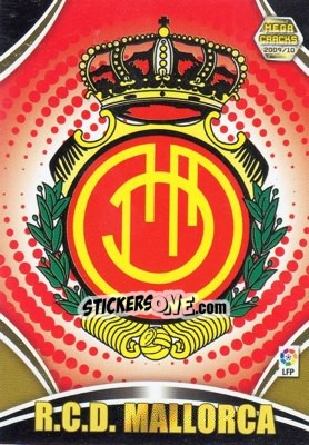 Cromo Emblema - Liga BBVA 2009-2010. Megacracks - Panini