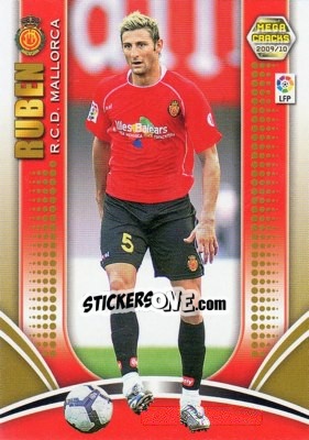 Figurina Ruben - Liga BBVA 2009-2010. Megacracks - Panini