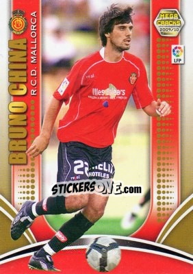 Sticker Bruno China - Liga BBVA 2009-2010. Megacracks - Panini