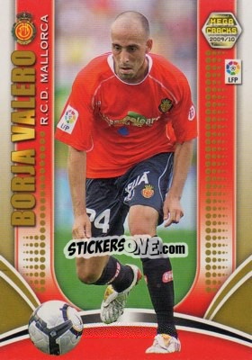 Sticker Borja Valero - Liga BBVA 2009-2010. Megacracks - Panini