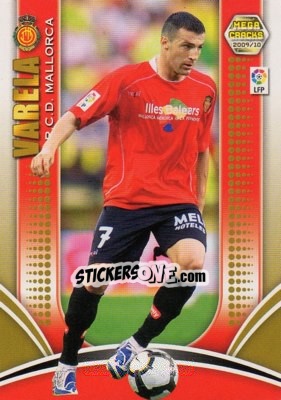 Cromo Varela - Liga BBVA 2009-2010. Megacracks - Panini