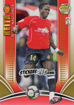 Sticker Keita - Liga BBVA 2009-2010. Megacracks n. 180 - Panini