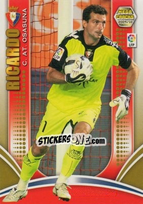 Sticker Ricardo - Liga BBVA 2009-2010. Megacracks n. 182 - Panini