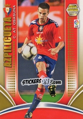 Sticker Azpilicueta - Liga BBVA 2009-2010. Megacracks n. 183 - Panini