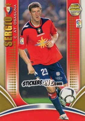 Cromo Sergio - Liga BBVA 2009-2010. Megacracks - Panini