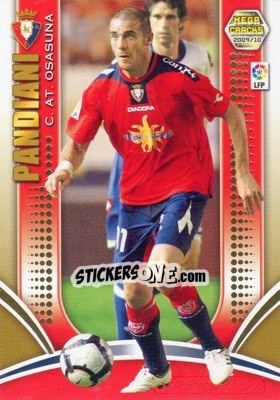 Cromo Pandiani - Liga BBVA 2009-2010. Megacracks - Panini