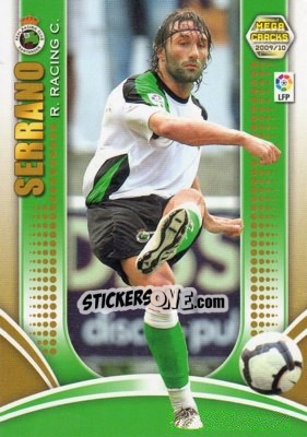 Figurina Serrano - Liga BBVA 2009-2010. Megacracks - Panini