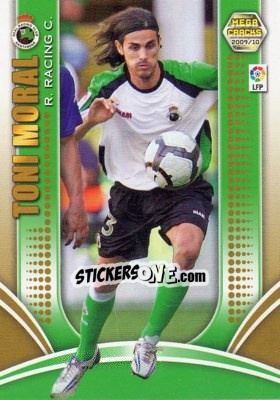 Sticker Toni Moral - Liga BBVA 2009-2010. Megacracks - Panini