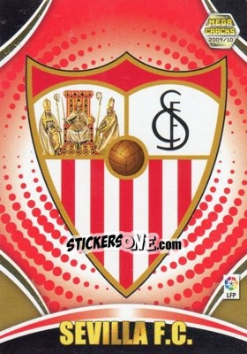Sticker Emblema - Liga BBVA 2009-2010. Megacracks n. 217 - Panini