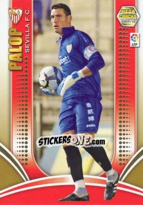 Sticker Palop - Liga BBVA 2009-2010. Megacracks n. 218 - Panini