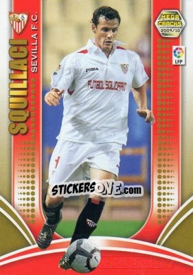 Sticker Squillaci - Liga BBVA 2009-2010. Megacracks - Panini