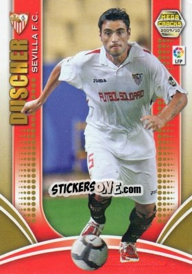 Sticker Duscher - Liga BBVA 2009-2010. Megacracks - Panini