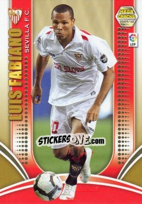 Sticker Luis Fabiano - Liga BBVA 2009-2010. Megacracks n. 233 - Panini
