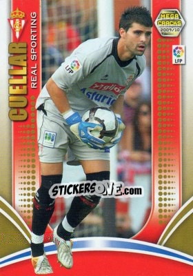 Sticker Cuellar - Liga BBVA 2009-2010. Megacracks - Panini