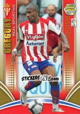 Figurina Gregory - Liga BBVA 2009-2010. Megacracks - Panini