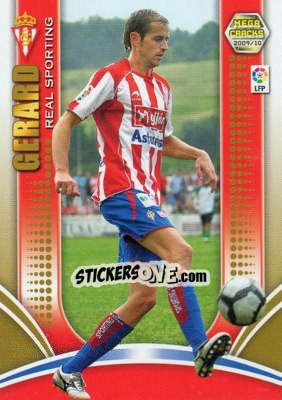 Sticker Gerard - Liga BBVA 2009-2010. Megacracks - Panini